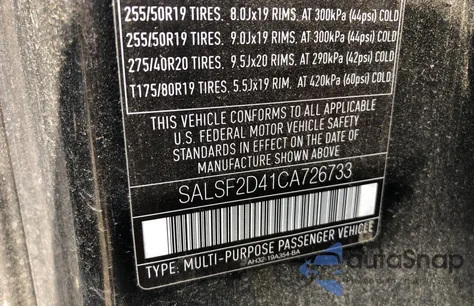 SALSF2D41CA726733
